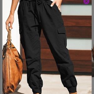 SZ XL PANTALON CARGO JOGGERS NWT